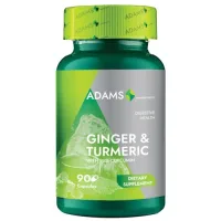 Ghimbir & Turmeric, 90cps, Adams Supplements