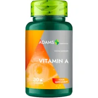 Vitamine A 10000 UI, 30 gélules, Adams Supplements