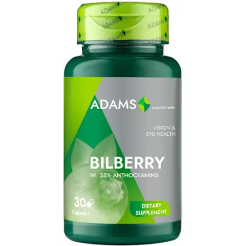Ekstrakt z borówki 500 mg 30 kapsułek, Adams