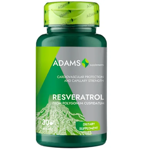Resveratrol 50mg, 30caps, Adams Supplements