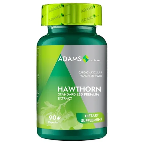 Екстракт от глог 200mg 90 капсули, Adams