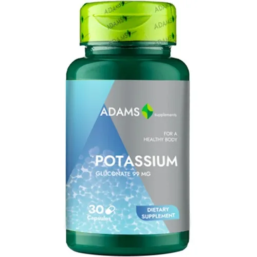 Potassium 99mg, 30caps, Adams Supplements
