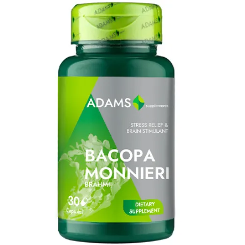Bacopa Monnieri 350 mg, 30 capsule, Adams Supplements