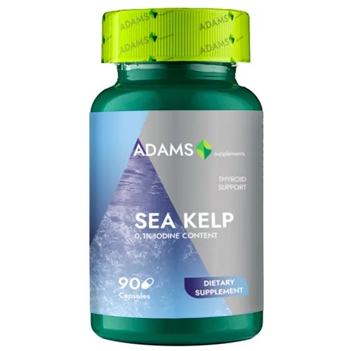 Sea Kelp (Iodio naturale) 600mg, 90 capsule, Adams Supplements