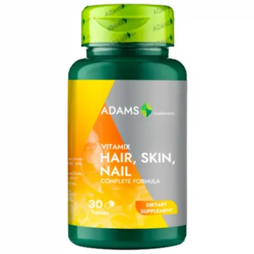 VitaMix, Hair & Skin & Nail, 30 kapszula, Adams Supplements
