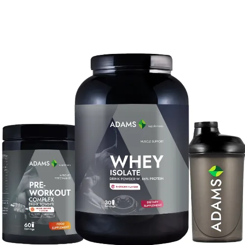 Pack Whey Isolate Protein (framboise) 908gr & PreWorkout Complex