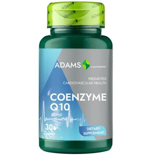 Coenzyme Q10 30mg, 30caps, Adams Supplements