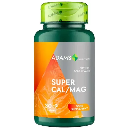 Super Cal-Mag, 30 comprimidos, Adams Supplements