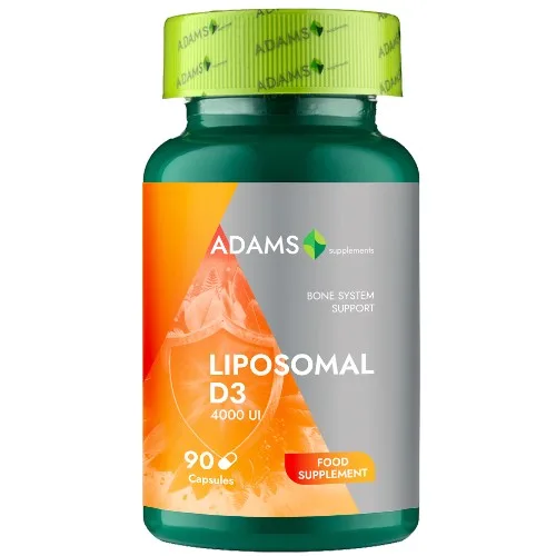 Liposomal D3 4000IU, 90caps, Adams Supplements