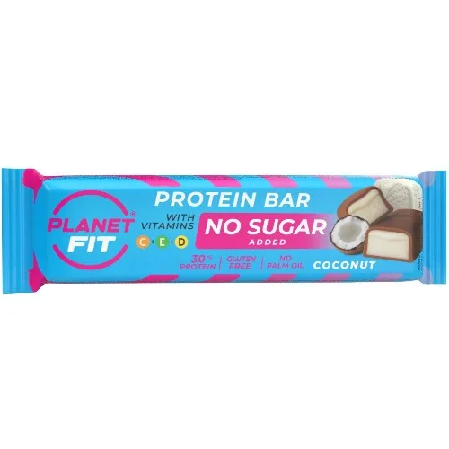 Μπάρτα πρωτεΐνης με βιταμίνες, Καρύδα, 40g, Brain Foods