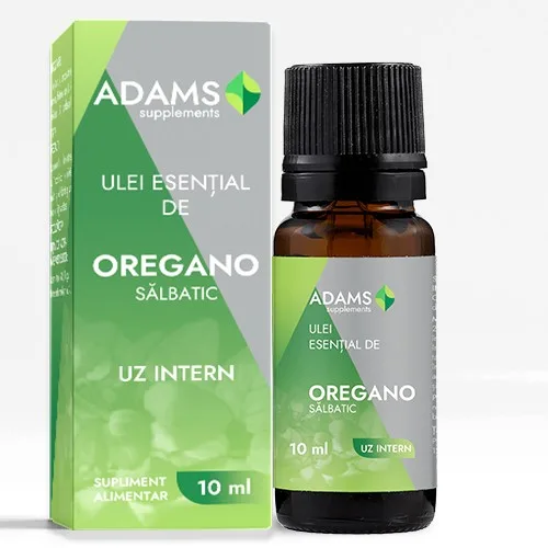 Етерично масло от див риган, вътрешна употреба, 10ml, Adams Supplements