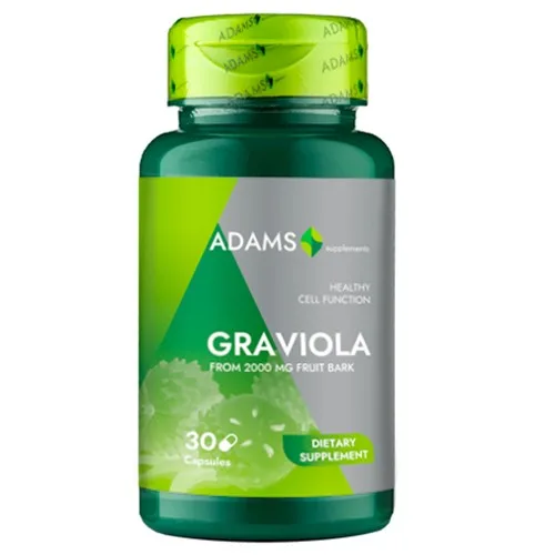 Graviola 500mg, 30cps, Adams Supplements