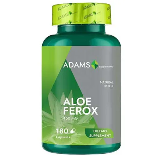 Aloe Ferox 450 mg, 180 Kapseln, Adams Supplements