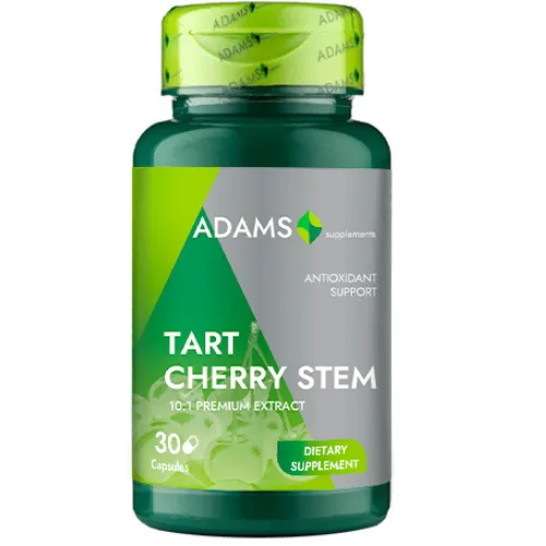 Tart Cherry Stem Extract, Tart Cherry Stem, 30 caps, Adams Supplements