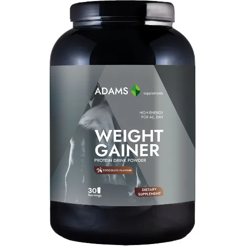 Weight Gainer (шоколад), 1500г, Adams Supplements