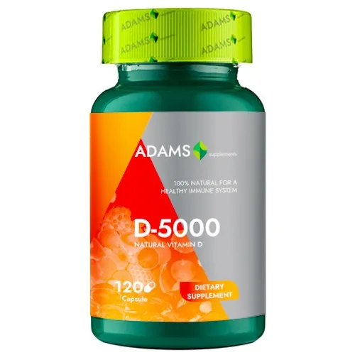 Vit. D-5000 120 gélules, Adams