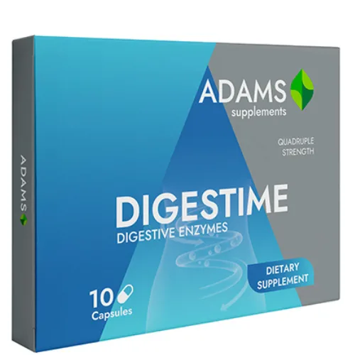 Digestime, 10 cápsulas, Adams Supplements