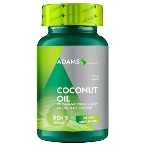 Aceite de Coco 1000mg 90 cápsulas, Adams