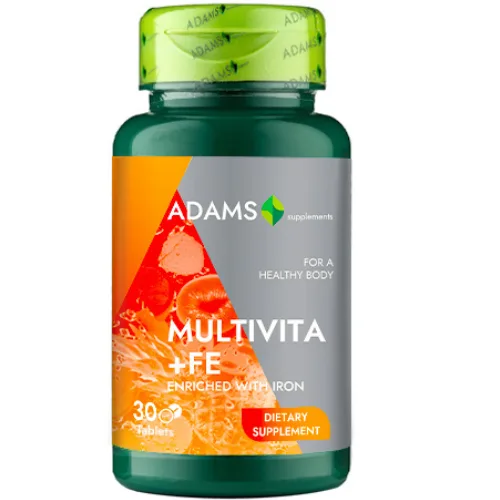 Multivita+Fe 30Tabletten, Adams