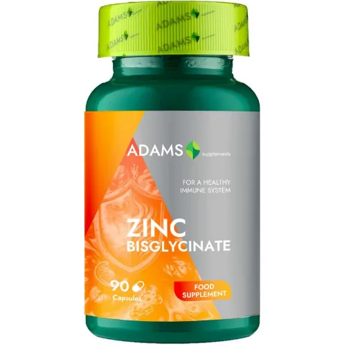 Zink-biszglicinát, 90 kapszula, Adams Supplements