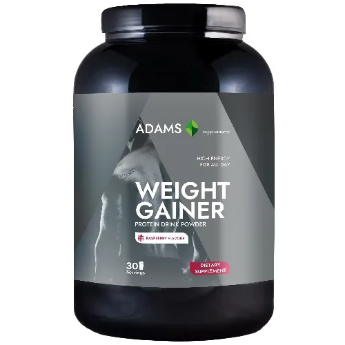 Weight Gainer (малина), 1,5kg, Adams Supplements
