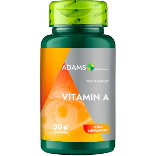 Vitamina A 10000 UI, 30 cps, Adams Supplements