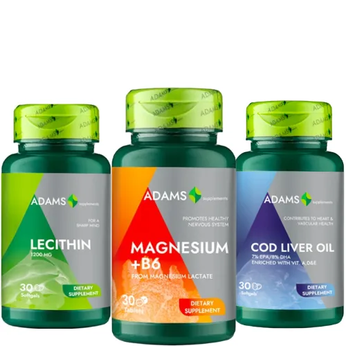Pacchetto Lecitina & Olio di Fegato di Merluzzo & Magnesio