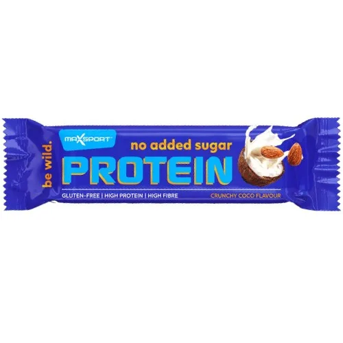 Barre protéinée saveur noix de coco, sans gluten, 40g, Maxsport