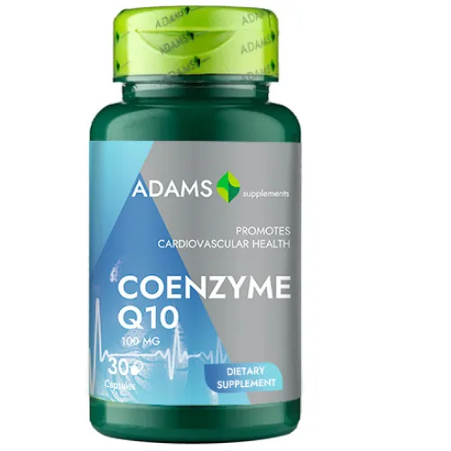 Coenzima Q10 100 mg, 30 cápsulas, Adams Supplements