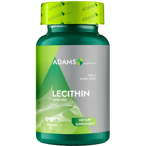 Lecitina 1200 mg, 90 capsule, Adams Supplements