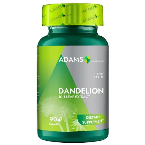 Екстракт от глухарче 370mg, 90 капсули, Adams Supplements