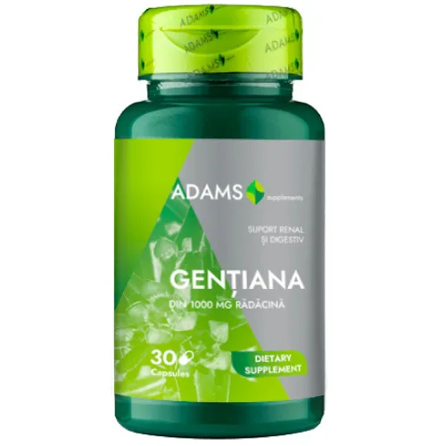 Гентиана 1000mg, 30капс, Adams Supplements