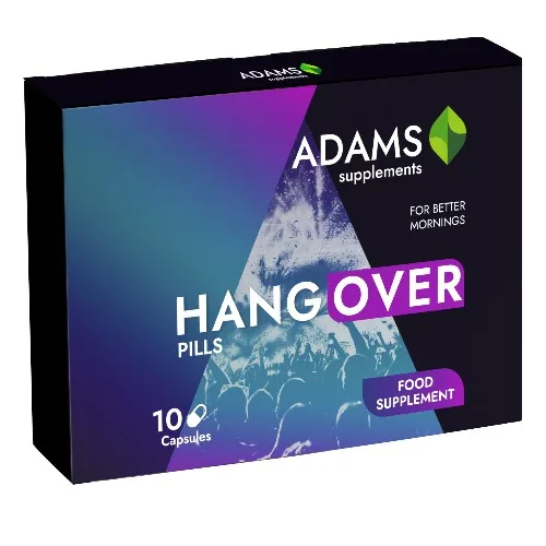 Hangover Pills, 10 kapszula, Adams Supplements