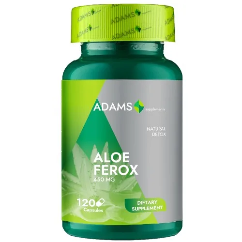 Aloe Ferox 450mg, 120 Kapseln, Adams Supplements