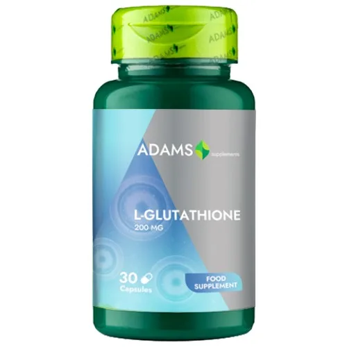 L-Glutatión 200 mg, 30 cápsulas, Adams Supplements