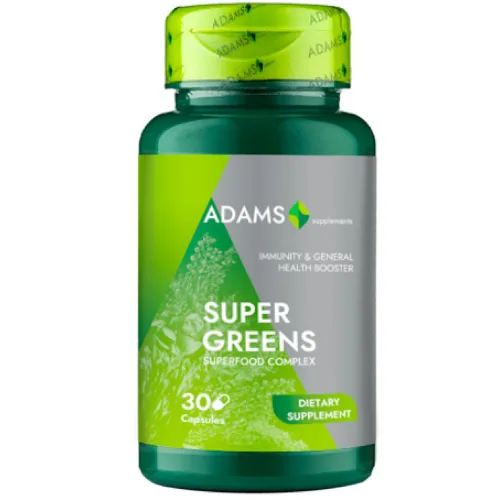 Supergreens, 30 gélules, Adams Supplements